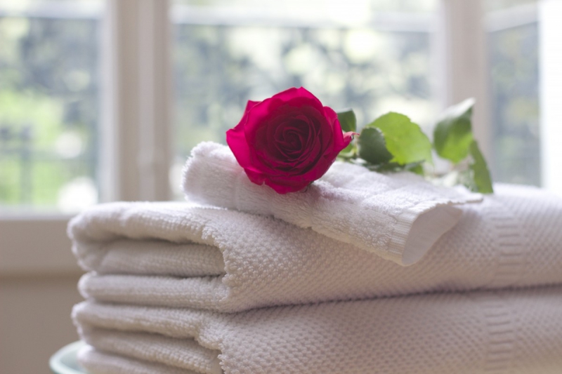 chambre-hote-ARTIGNOSC SUR VERDON-min_towel_rose_clean_care_salon_spa_white_bath-731641